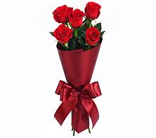 Букет 5 Красных роз Эдлесс Лав в Середейском
