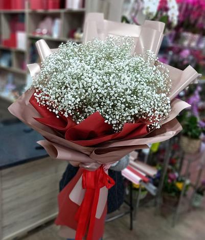 Букет цветов из: Гипсофила в Середейском