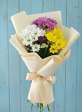 Букет цветов из:  Хризантемы #REPLACE_PRED# Середейском