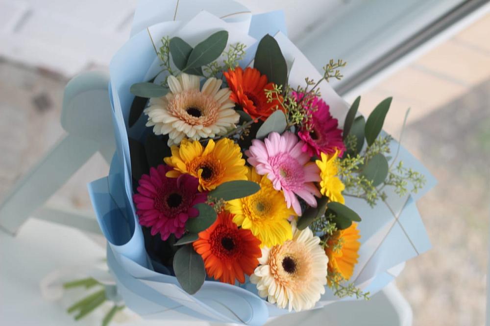 Букет цветов из: Герберы в Середейском