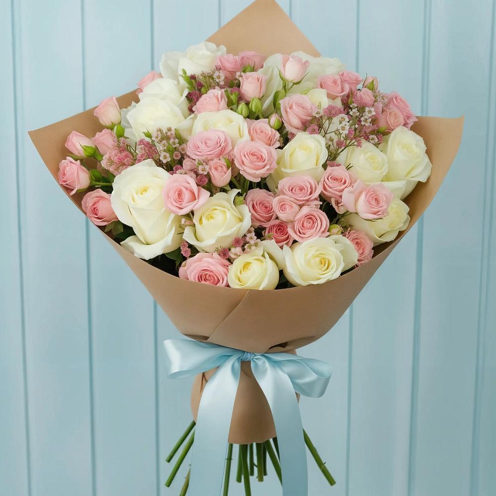 Букет цветов из: Розы в Середейском