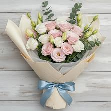 Букет цветов из:  Лизиантусы в Середейском