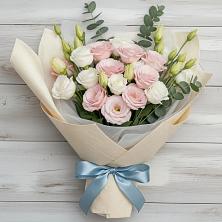 Букет цветов из:  Лизиантусы в Середейском