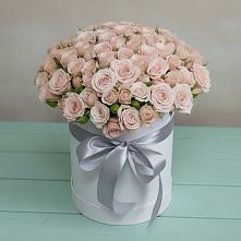 Цветочная композиция из Розы в шляпной коробке #REPLACE_PRED# Середейском