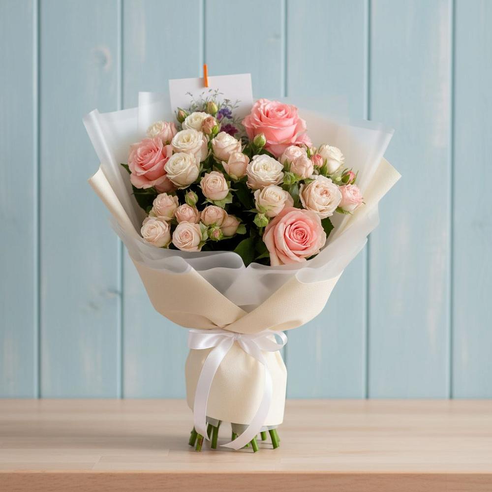 Букет цветов из: Розы в Середейском