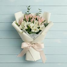 Букет цветов из:  Альстромерии #REPLACE_PRED# Середейском