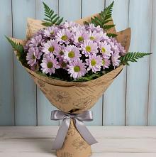 Букет цветов из:  Хризантемы #REPLACE_PRED# Середейском