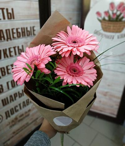 Букет цветов из: Герберы в Середейском
