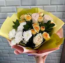 Букет цветов из:  Розы и Хризантемы #REPLACE_PRED# Середейском