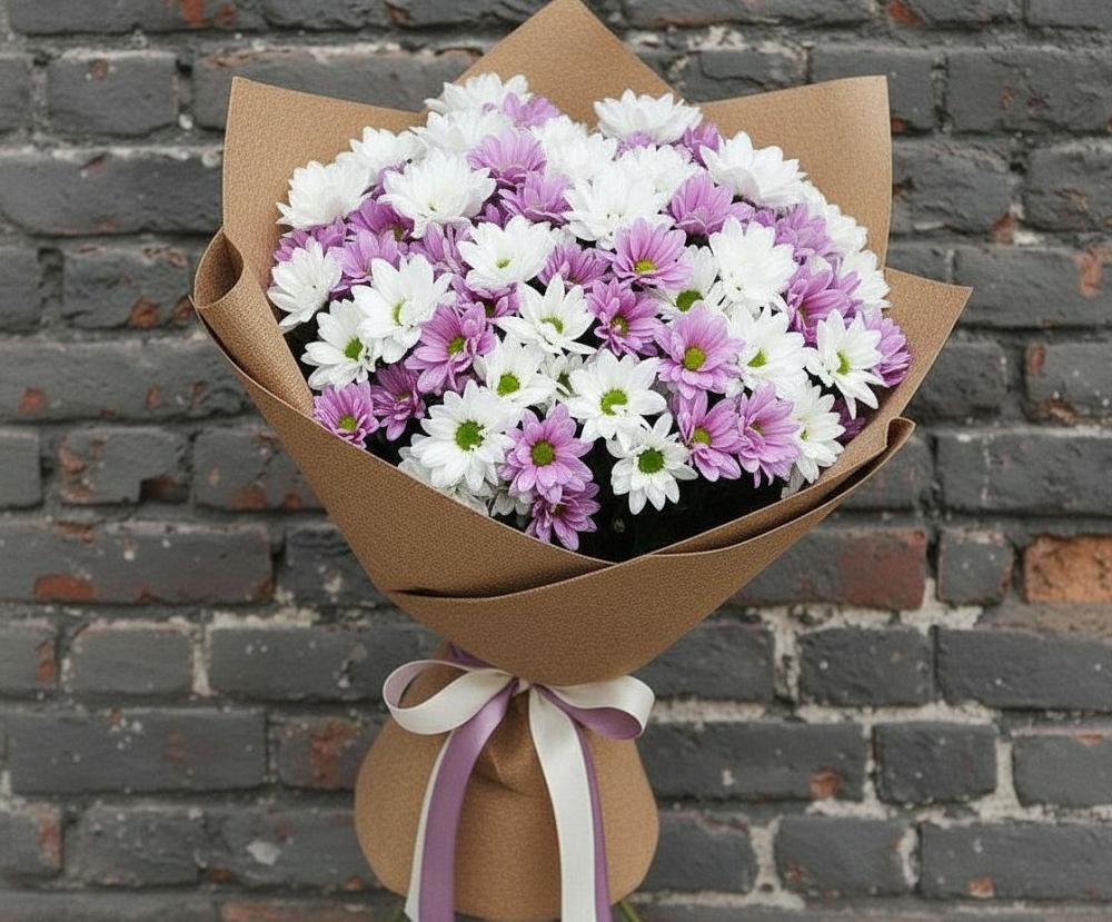 Букет цветов из: Хризантемы в Середейском