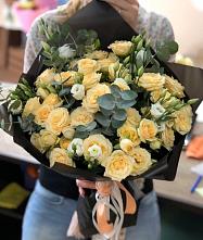 Букет цветов из:  Розы и Лизиантусы в Середейском