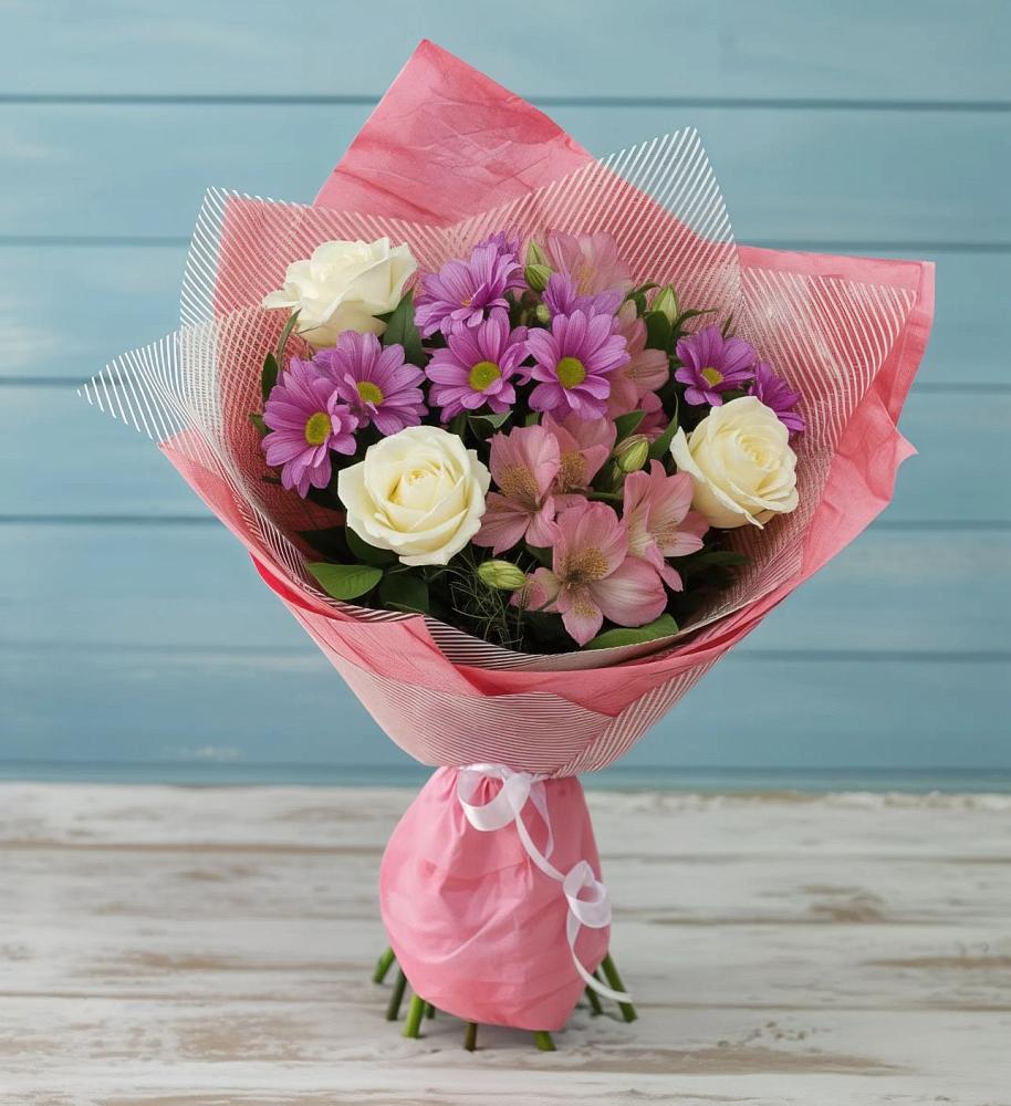 Букет цветов из: Герберы в Середейском