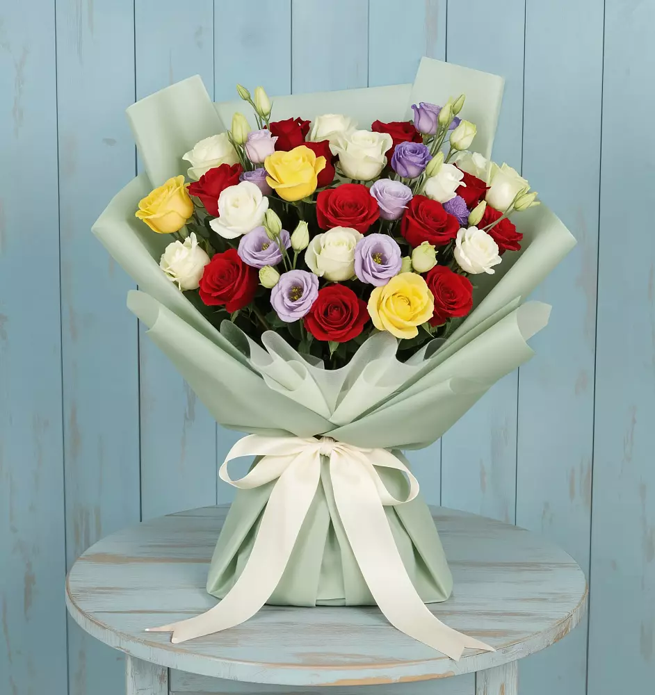 Букет цветов из: Розы в Середейском