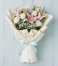 Букет цветов из:  Лилии в Середейском