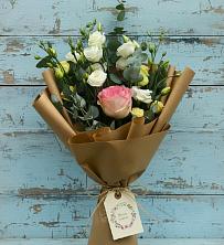 Букет цветов из:  Розы и Лизиантусы в Середейском