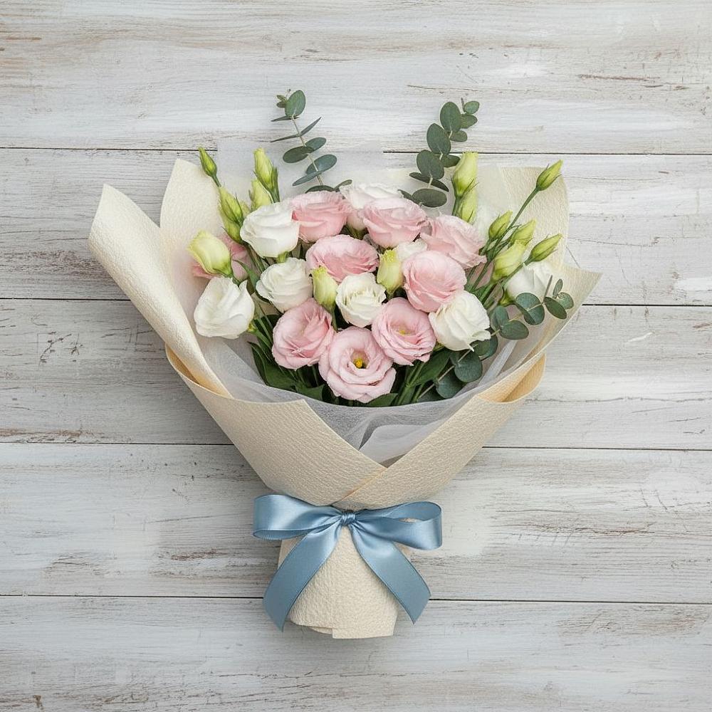 Букет цветов из: Лизиантусы в Середейском